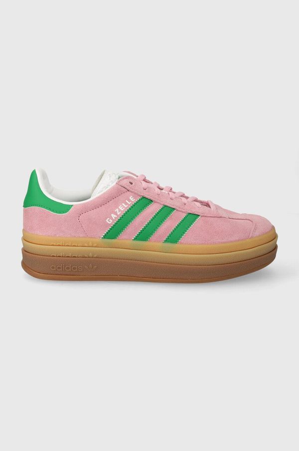 adidas Originals Tenisice od brušene kože adidas Originals Gazelle Bold boja: ružičasta, IE0420