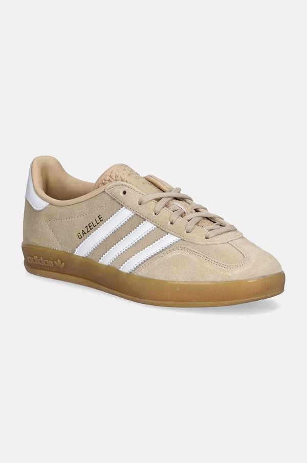 adidas Originals Tenisice od brušene kože adidas Originals Gazelle Indoor boja: bež, IH5482