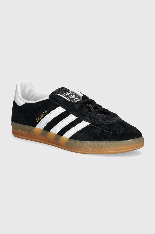 adidas Originals Tenisice od brušene kože adidas Originals Gazelle Indoor boja: crna, JI2060