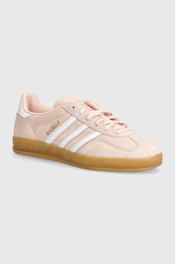 adidas Originals Tenisice od brušene kože adidas Originals Gazelle Indoor boja: ružičasta, IH5484