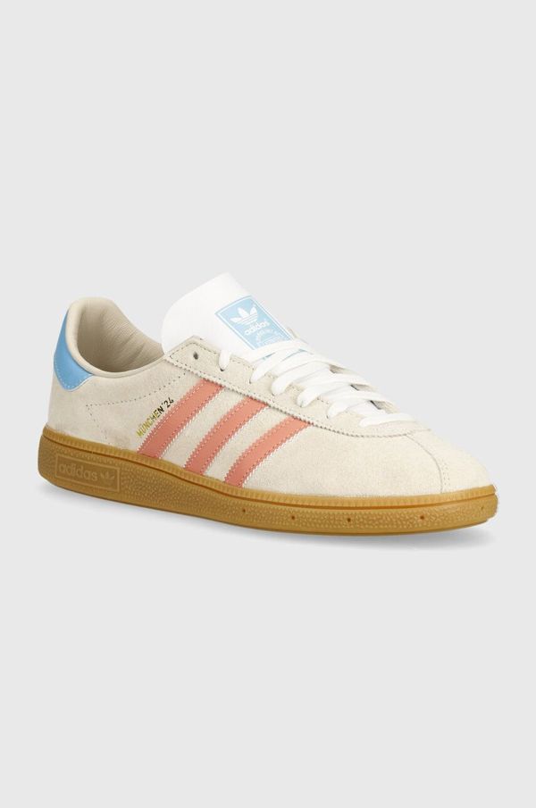 adidas Originals Tenisice od brušene kože adidas Originals Munchen 24 boja: bež, IG6282