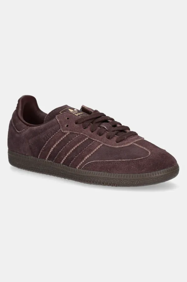 adidas Originals Tenisice od brušene kože adidas Originals Samba OG boja: smeđa, JI3211