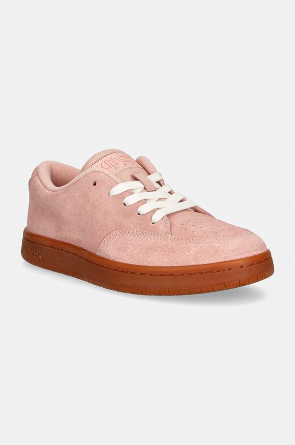Kenzo Tenisice od brušene kože Kenzo Dome Low Top Sneakers boja: ružičasta, FD62SN061L56.34