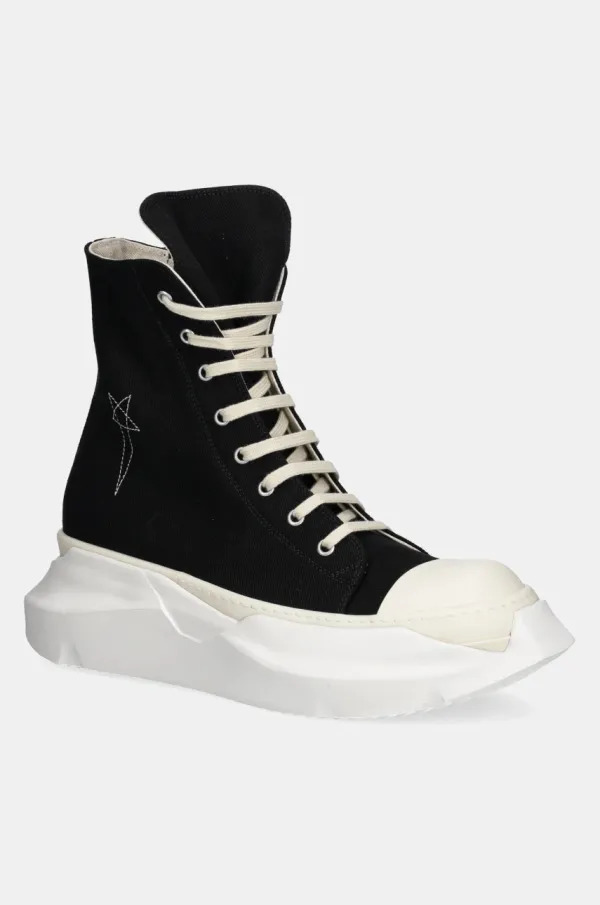 Rick Owens Tenisice Rick Owens Abstract Sneak za muškarce, boja: crna, DU01E3840.DOEM9