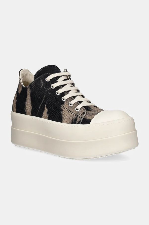 Rick Owens Tenisice Rick Owens Double Bumper Low Sneaks za žene, boja: crna, DS02D2832.DBSUN