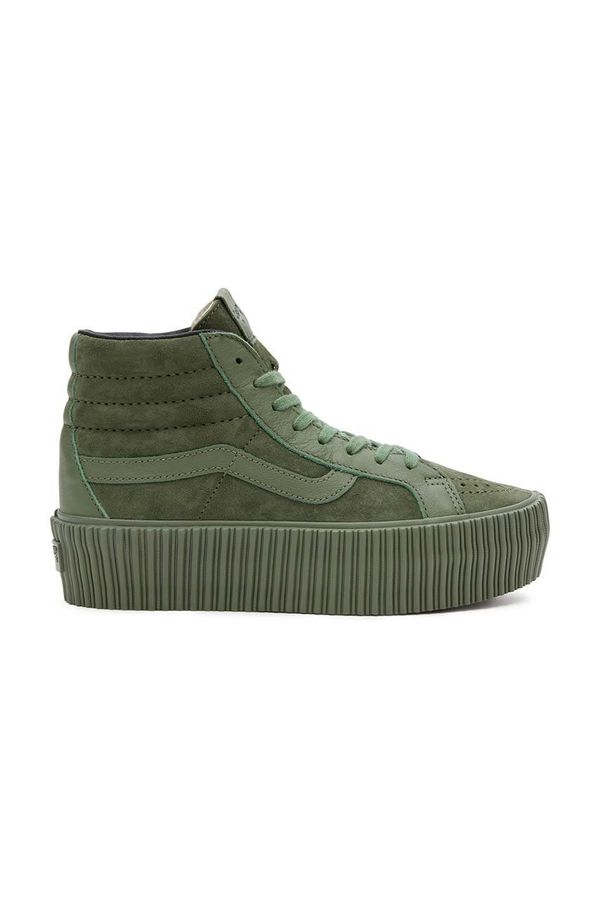 Vans Tenisice Vans Premium Standards Sk8-Hi Reissue 38 Platform boja: zelena, VN000CNFARM1