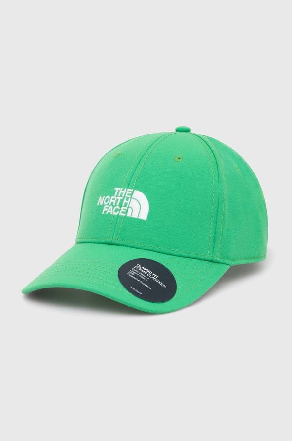 The North Face Kapa sa šiltom The North Face Recycled 66 Classic Hat boja: zelena, s aplikacijom, NF0A4VSVPO81