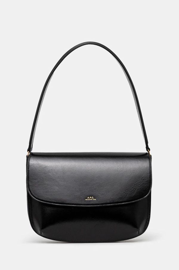 A.P.C. Torba A.P.C. Sac Sarah Shoulder boja: crna, PXCAM-F61526