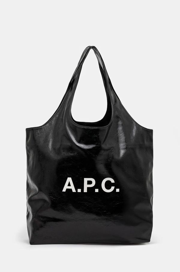 A.P.C. Torba A.P.C. Tote Ninon boja: crna, PUABR-M61565