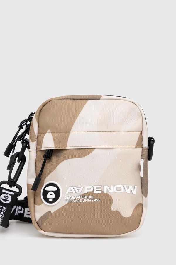 AAPE Torba AAPE boja: bež, AAPBGM5207XXM