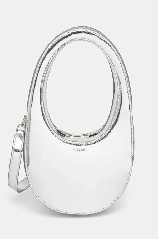 coperni Torba Coperni Mirrored Crossbody Mini Swipe boja: srebrna, COPBA38BISF6005