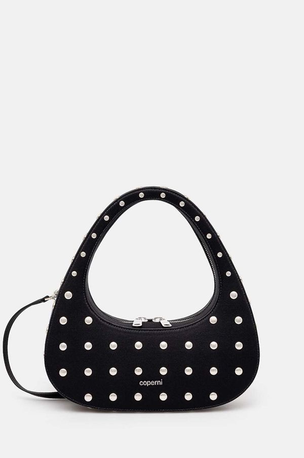 coperni Torba Coperni Studded Crossbody Baguette Swipe Bag boja: crna, COPBA60STF9003