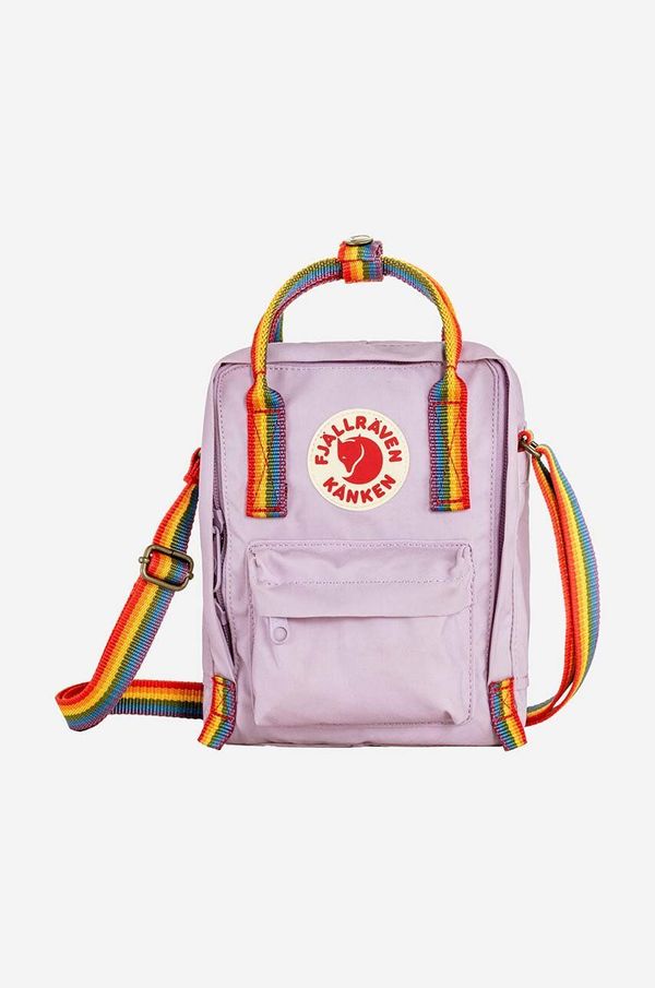 Fjallraven Torba Fjallraven Kanken Rainbow Sling boja: ljubičasta, F23623.457.907-907