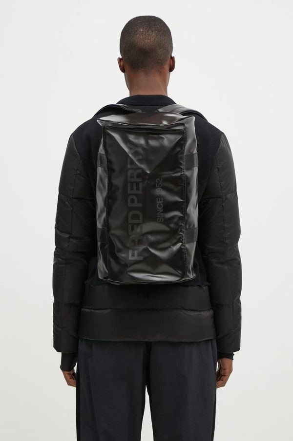 Fred Perry Torba Fred Perry Tonal Barrel Backpack boja: crna, L8255.774
