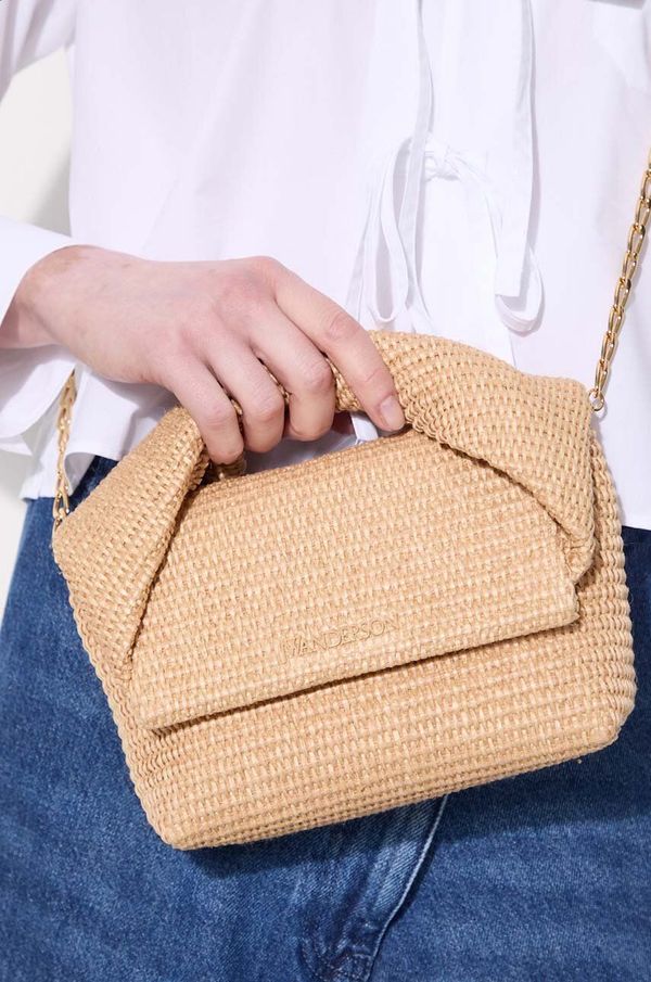 JW Anderson Torba JW Anderson Midi Twister Bag boja: bež, HB0539.FA0370.106