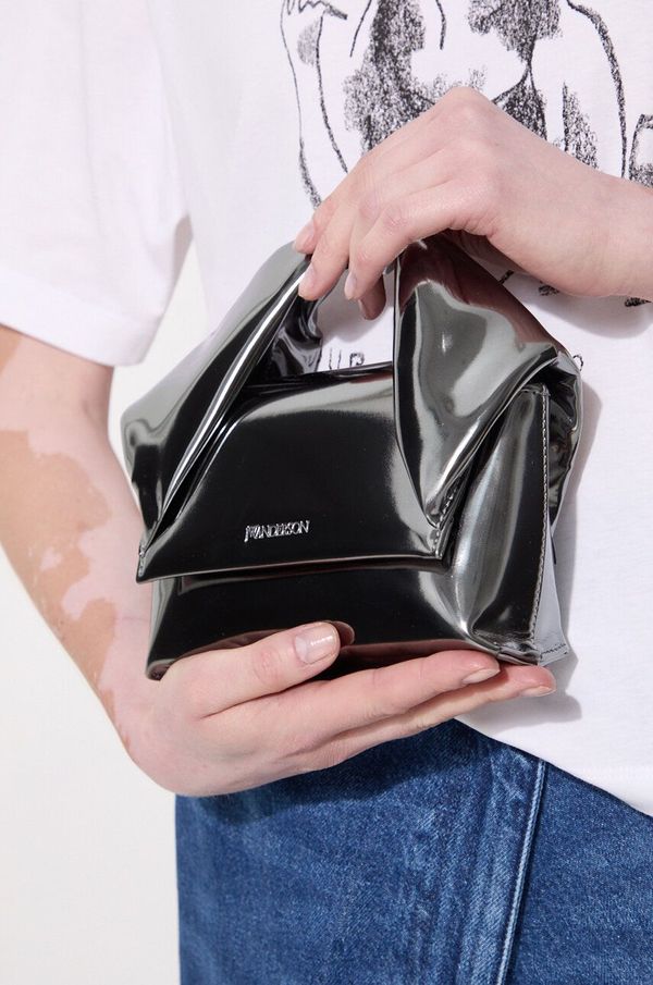 JW Anderson Torba JW Anderson Small Twister Bag boja: srebrna, HB0622.FA0284.975