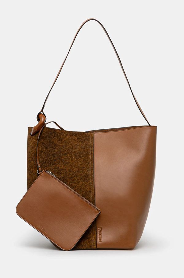 JW Anderson Torba JW Anderson The Jwa Soft Corner Bucket boja: smeđa, HB0636.LA0342.163