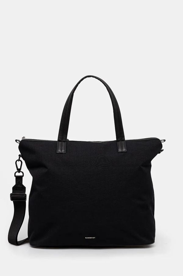Sandqvist Torba Sandqvist Everyday Weekender Bag Medium boja: crna, SQA2442