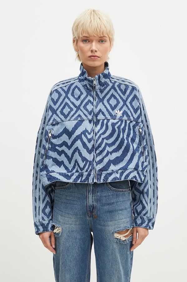 adidas Originals Traper jakna adidas Originals x FARM Rio za žene, za prijelazno razdoblje, oversize, IW0793