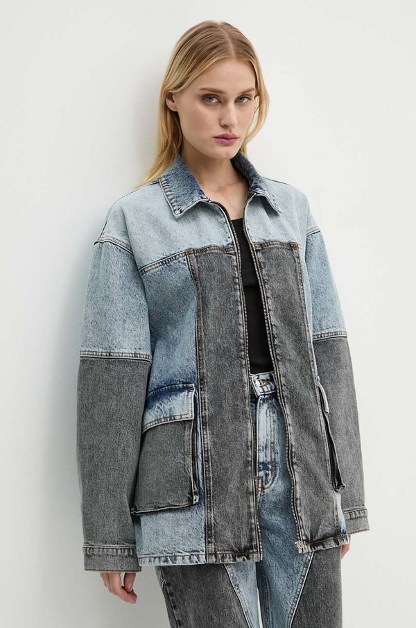 Rotate Traper jakna Rotate Oversized Patchwork Jacket za žene, za prijelazno razdoblje, oversize, 1128221603