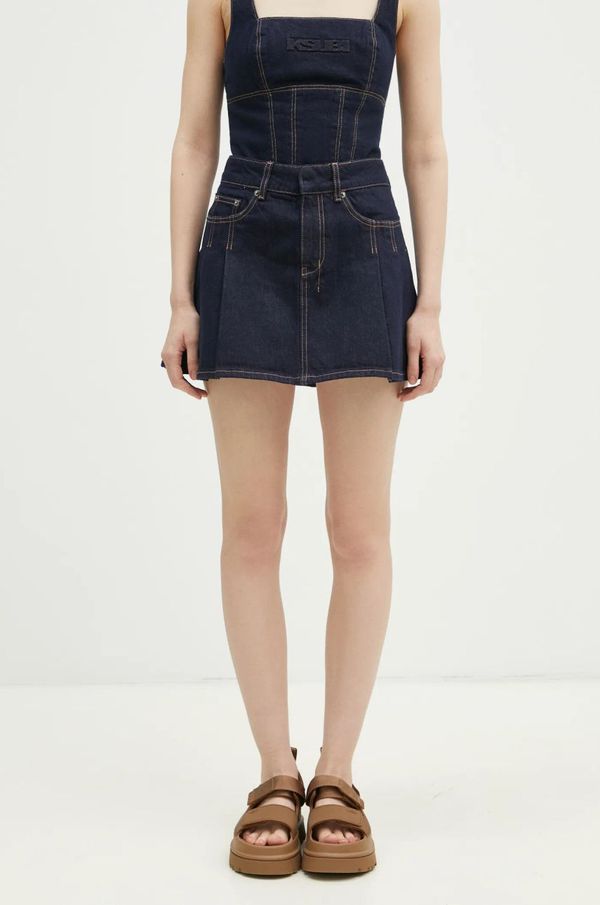 KSUBI Traper suknja KSUBI Hera Mini boja: tamno plava, mini, širi se prema dolje, WPS25SK002