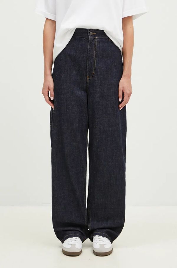 Carhartt WIP Traperice Carhartt WIP Brandon Single Knee Pant za žene, visoki struk, I034225.0102