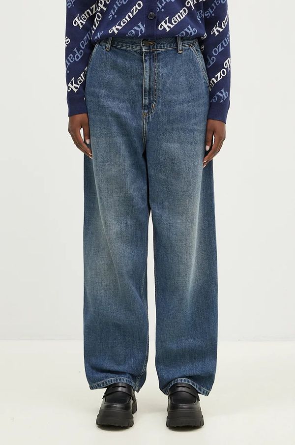 Carhartt WIP Traperice Carhartt WIP Brandon Single Knee Pant za žene, visoki struk, I034225.014L