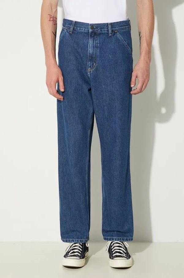 Carhartt WIP Traperice Carhartt WIP Single Knee Pant za muškarce, I032024-BLUESTONEW