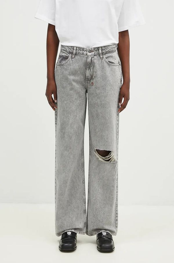 KSUBI Traperice KSUBI Low Rider Dime Krystal Trashed za žene, visoki struk, WFA24DJ008