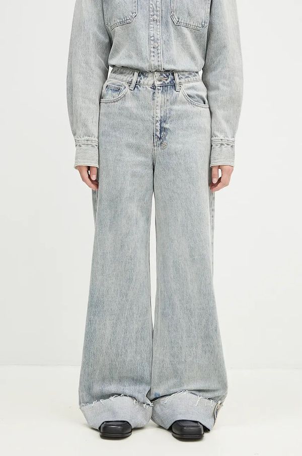 KSUBI Traperice KSUBI Strider Worn Cuffed za žene, visoki struk, WPF24DJ023