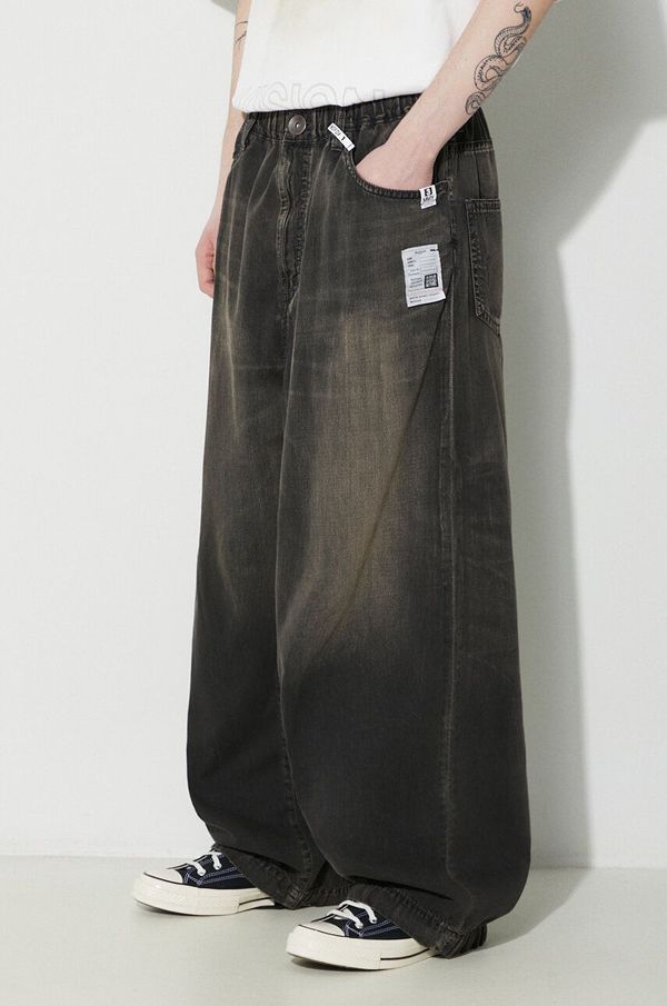 Maison MIHARA YASUHIRO Traperice Maison MIHARA YASUHIRO Light Denim Wide Pants za muškarce, J12PT022