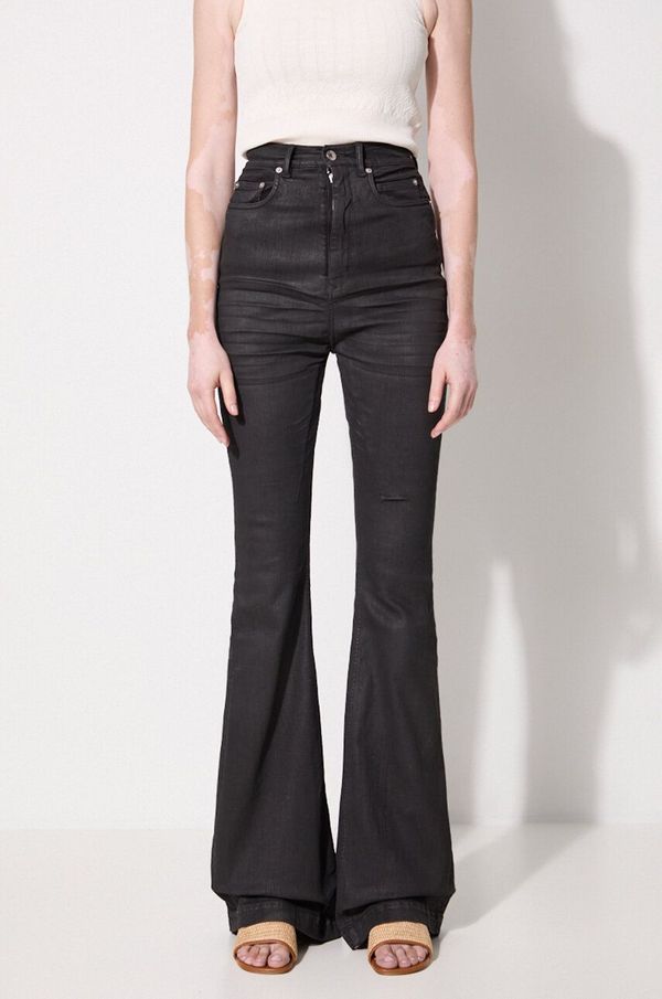 Rick Owens Traperice Rick Owens Bolan Bootcut za žene, visoki struk, DS02D2311.SBW