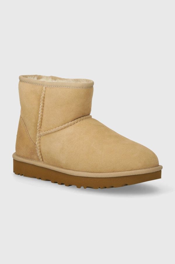 Ugg Čizme za snijeg od brušene kože UGG Classic Mini II boja: bež, 1016222