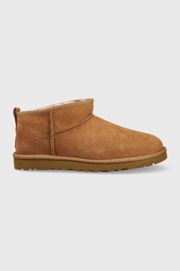 Ugg UGG Cipele za snijeg od brušene kože Classic Ultra Mini M 1137391.CHE-CHE