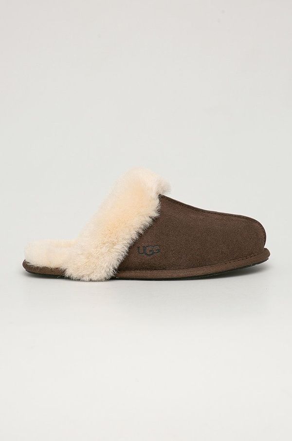 Ugg UGG - Kućne papuče od brušene kože Scuffette II 1106872.ESP-Espresso