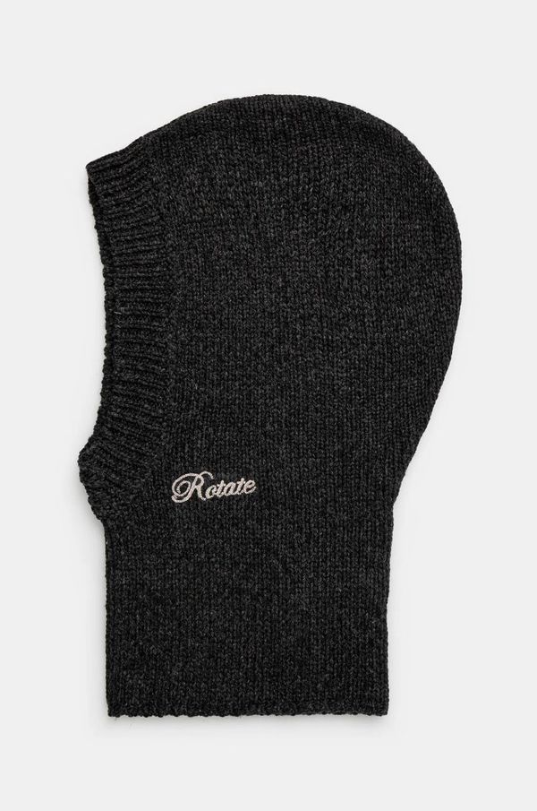 Rotate Vunena balaklava Rotate Knit Balaclava boja: crna, 1134341745