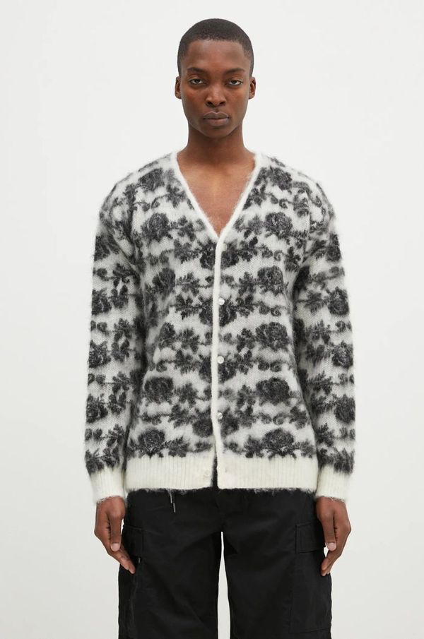 Needles Vuneni kardigan Needles Mohair Cardigan boja: bijela, PU312