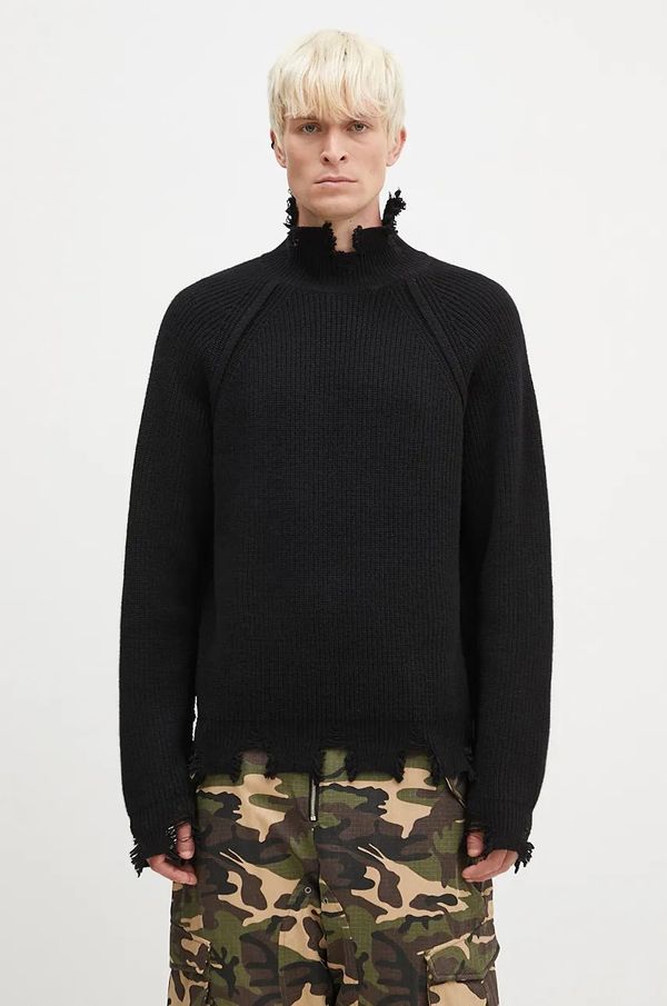 Andersson Bell Vuneni pulover Andersson Bell Roghen Turtle Neck boja: crna, topli, s poludolčevitom, atb1157m