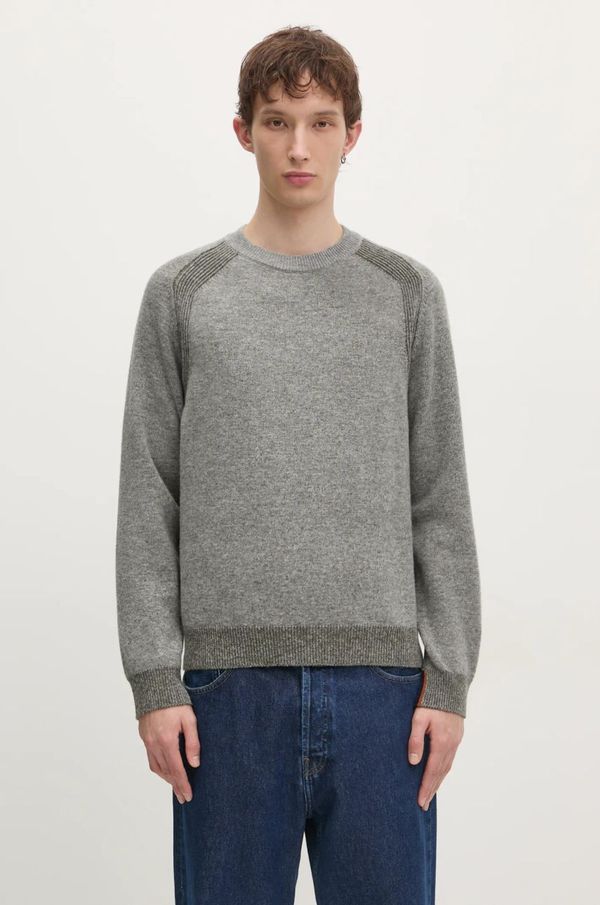 Paul Smith Vuneni pulover Paul Smith za muškarce, boja: siva, M1R-246Z-P02585