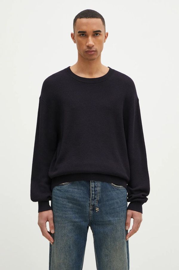 Paul Smith Vuneni pulover Paul Smith za muškarce, boja: tamno plava, M1R-247Z-P02587