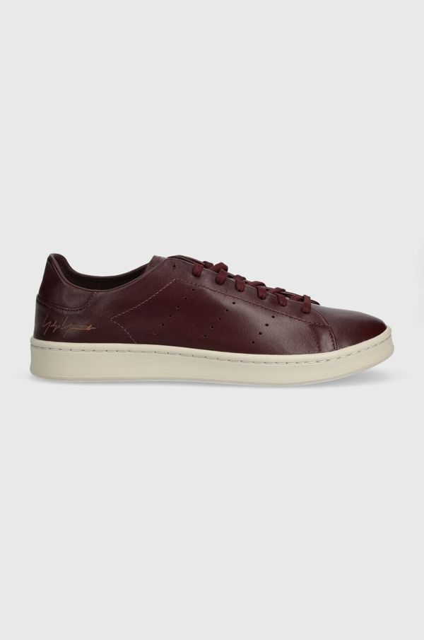 Y-3 Kožne tenisice Y-3 Stan Smith boja: bordo, IG4038