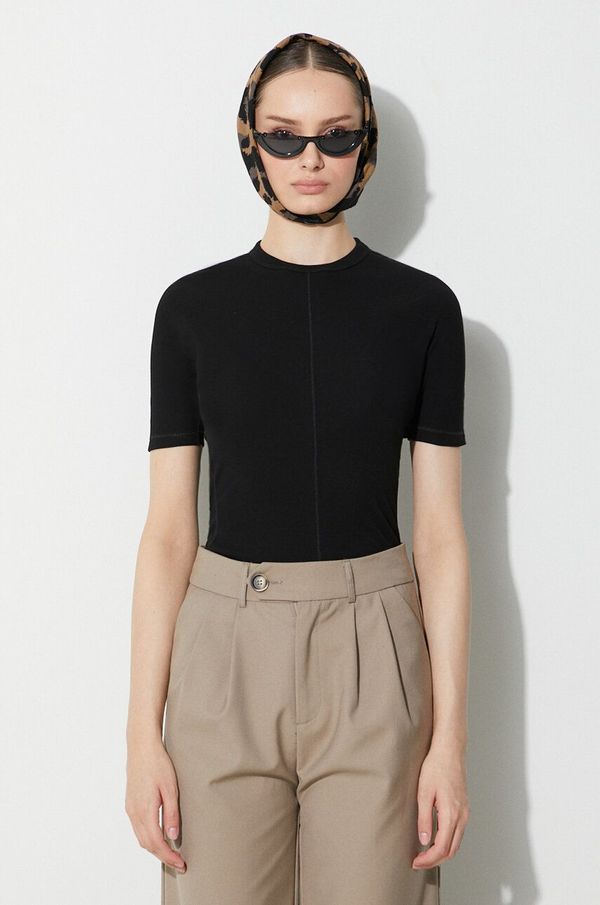 Y-3 Pamučna majica Y-3 boja: crna