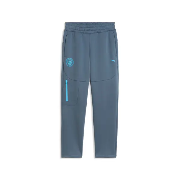 PUMA Manchester City PUMATECH Sweatpants Youth, Age, Evening Sky/Luminous Blue, 15-16Y