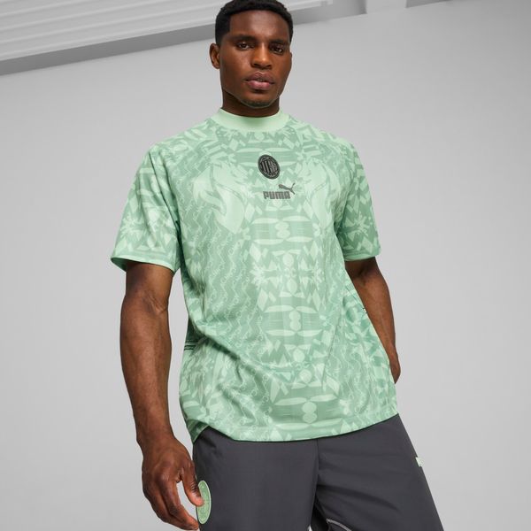 PUMA Men's Puma AC Milan ftbl STATEMENT Retro Jersey, Green, Size S, Clothing