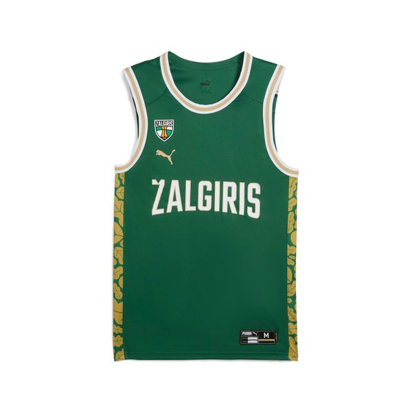 PUMA Men's Puma BC Zalgiris Kaunas 24/25 Home Jersey, Green, Size M, Clothing