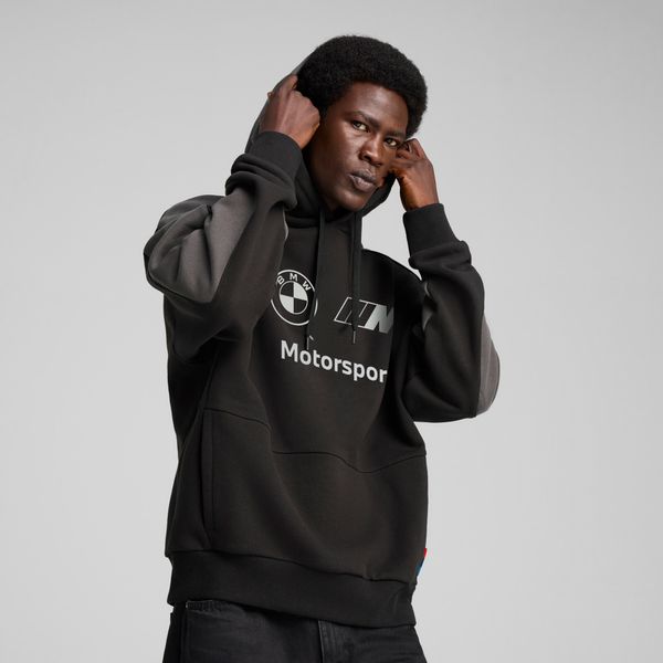 PUMA Men's Puma BMW M Motorsport Lifestyle Hoodie, Black, Size L, Clothing