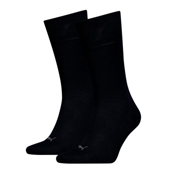 PUMA Men's Puma Classic Socks (2 Pack), Black, Size 39-42, Clothing