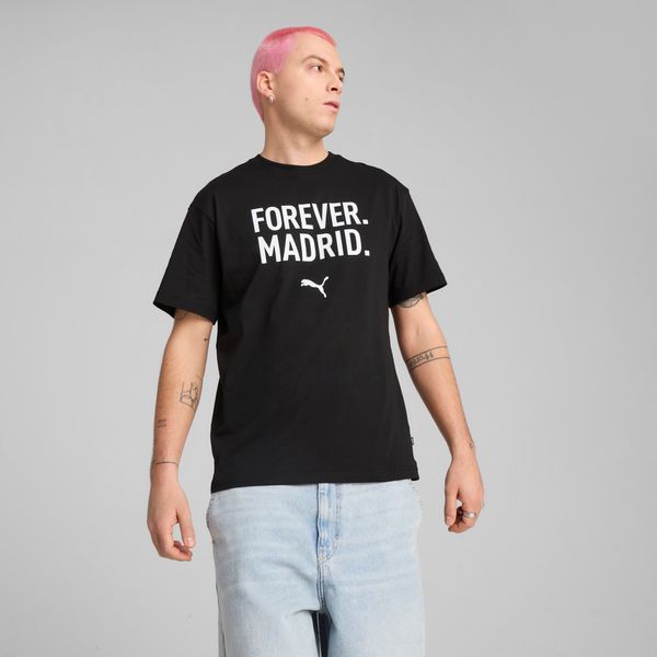 PUMA Men's Puma Concept 2 Madrid Relaxed T-Shirt, Black, Size XS, Clothing