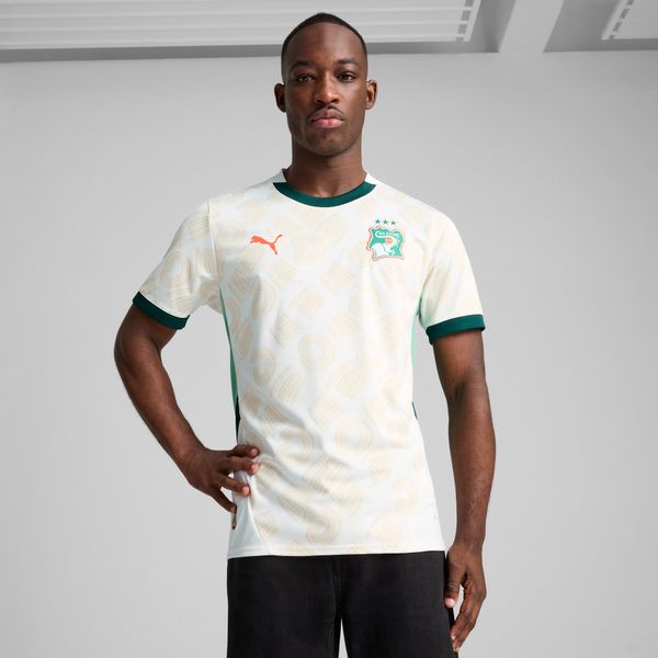 PUMA Men's Puma Côte d'Ivoire 2025 Away Jersey, White, Size 3XL, Clothing