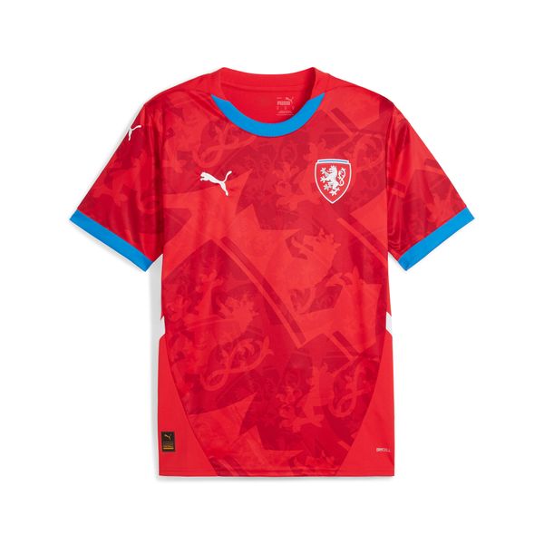 PUMA Men's Puma Czech Republic 2024 Home Jersey, Red, Size XL, Sport